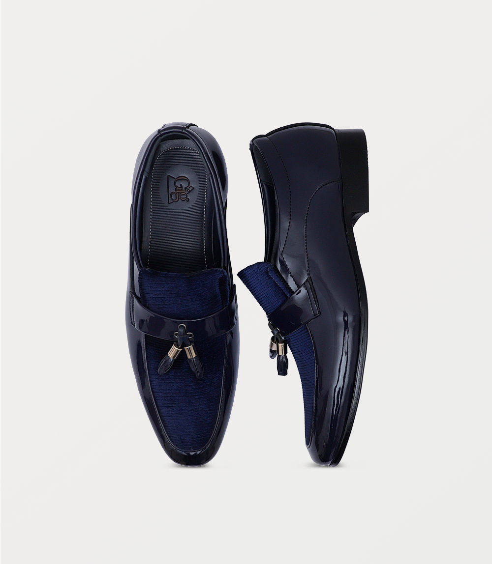 XAYWEAR Men's Luxury Formal Slip On-BLUE