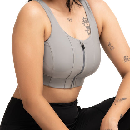XAYWEAR Airlift Sports Bra - Grey