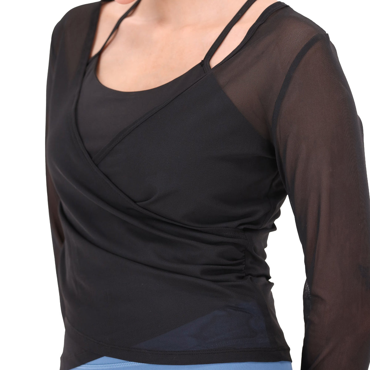 XAYWEAR Girloft Mesh Top - Black