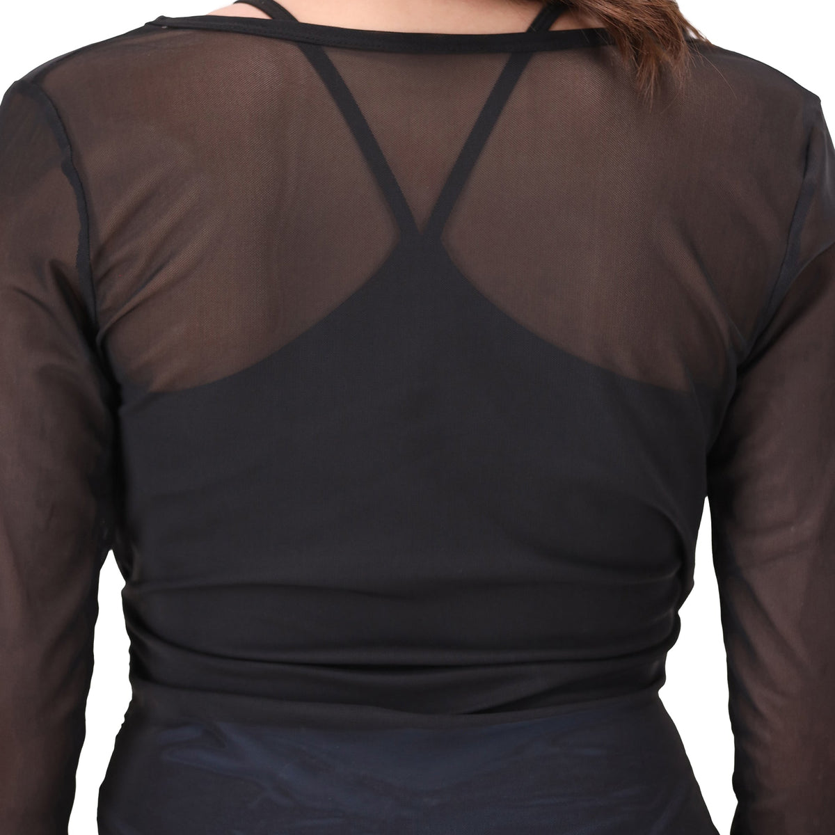 XAYWEAR Girloft Mesh Top - Black