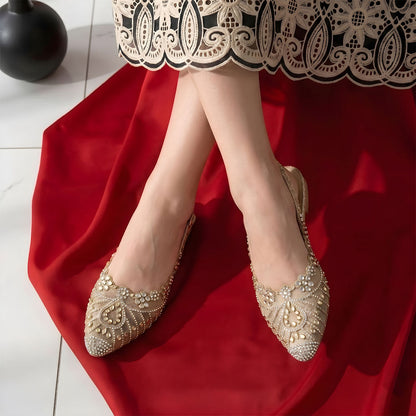XAYWEAR Women's Casual Back Open Flats