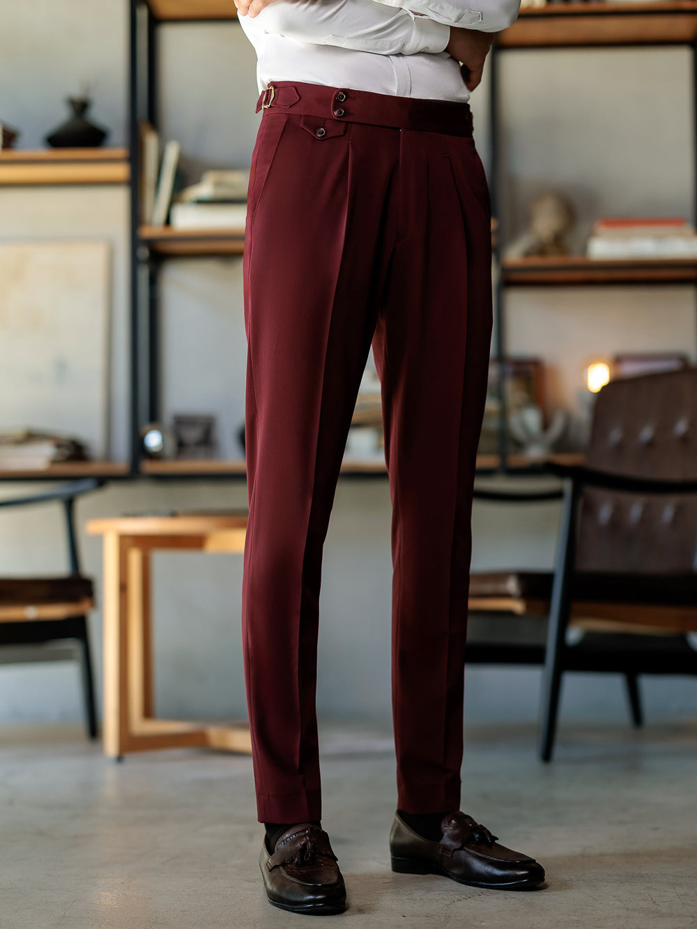 XAYWEAR Bordeaux Double Breasted Suit 2-Piece