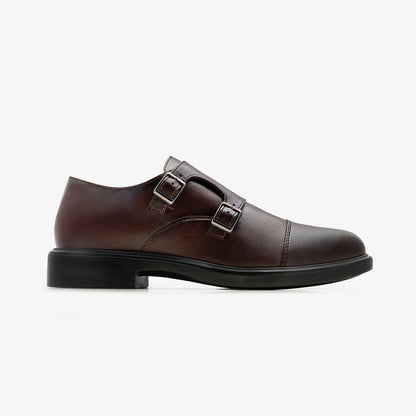 XAYWEAR Men's Double Monk Strap Shoes