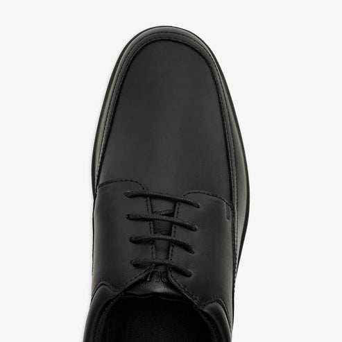 XAYWEAR Men's Lace-Up Black Formal Shoes