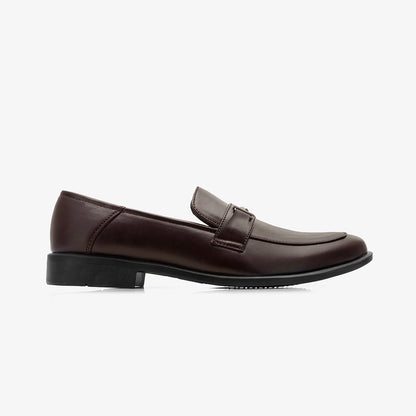 XAYWEAR men's Brown Formals Shoes - Slip On