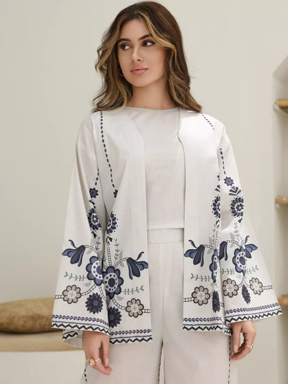 XAYWEAR Women's Indigo Vector Co Ord Set