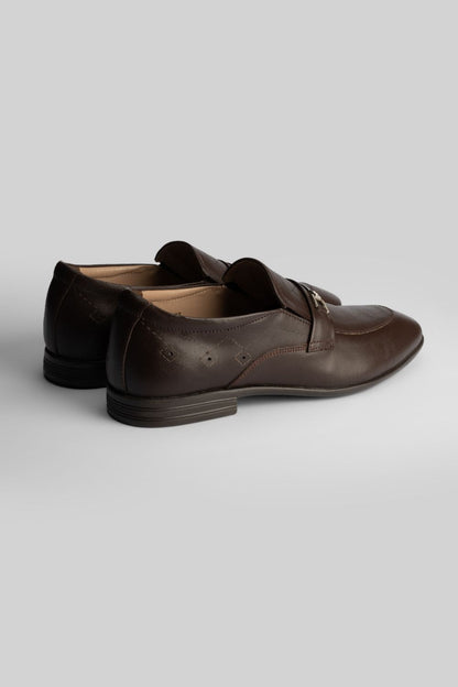XAYWEAR Men Brown Formal Moccasin