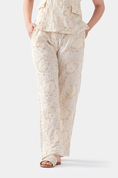 XAYWEAR Embroidered Pants