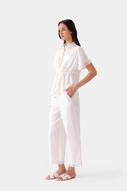 XAYWEAR Lace Trim Trousers