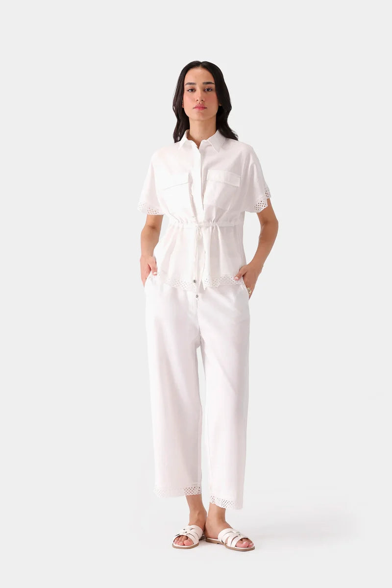 XAYWEAR Lace Trim Trousers