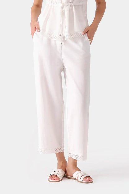XAYWEAR Lace Trim Trousers