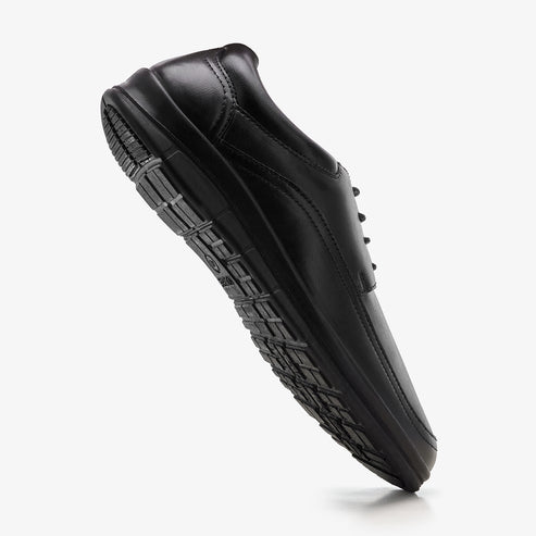 XAYWEAR Men's Lace-Up Black Formal Shoes