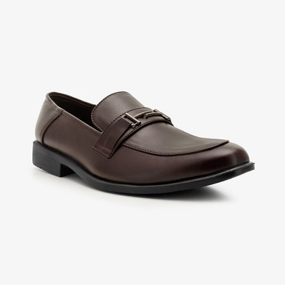 XAYWEAR men's Brown Formals Shoes - Slip On