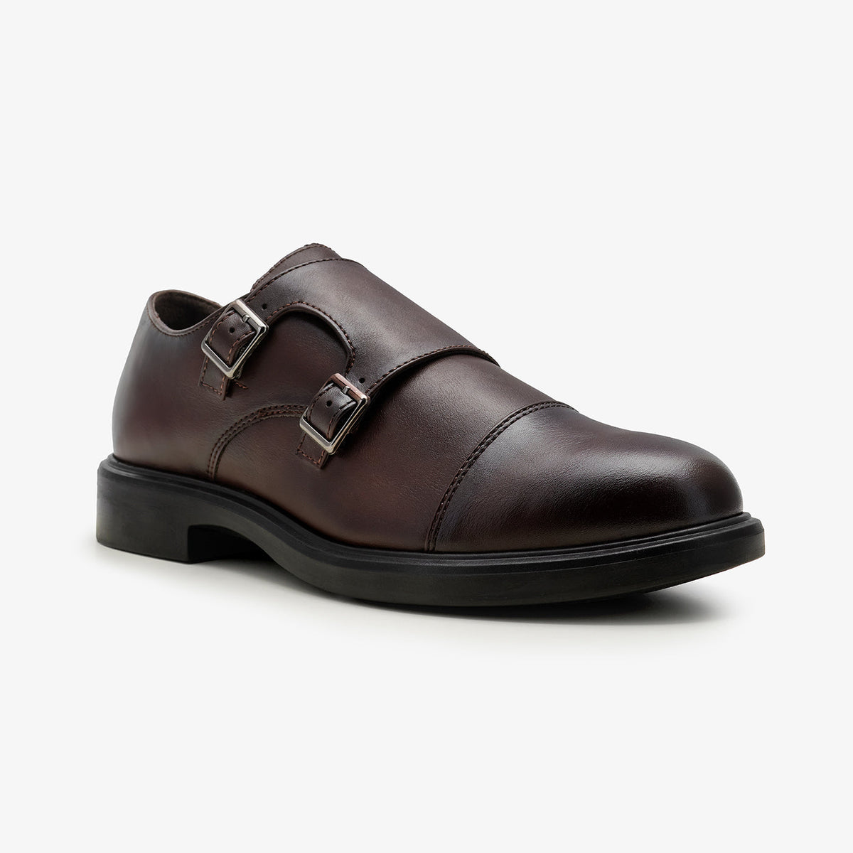 XAYWEAR Men's Double Monk Strap Shoes