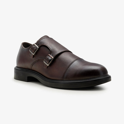 XAYWEAR Men's Double Monk Strap Shoes