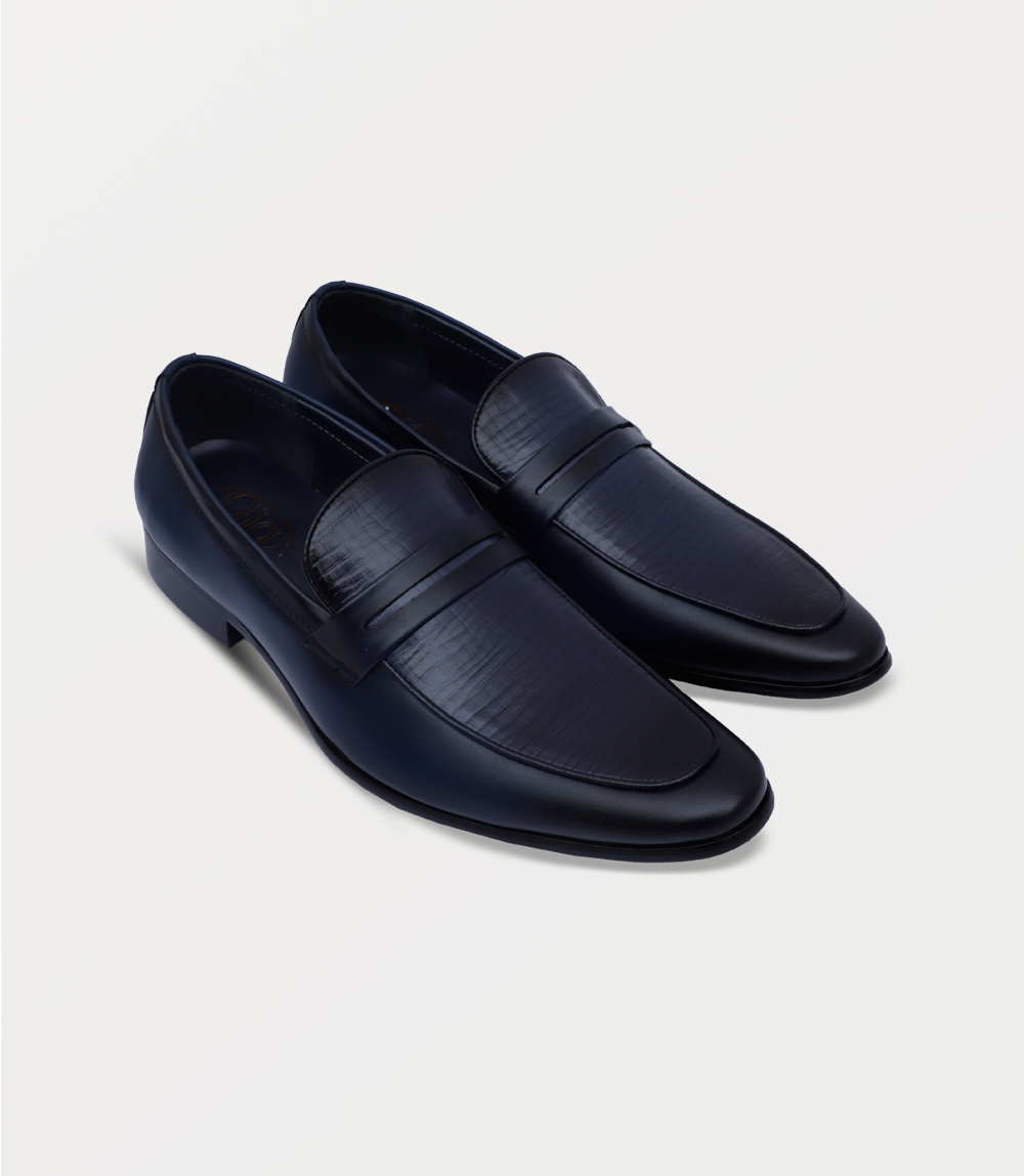 XAYWEAR Men's Slip On-NAVY Formal Shoes