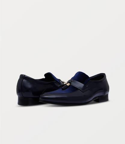 XAYWEAR Men's Luxury Formal Slip On-BLUE
