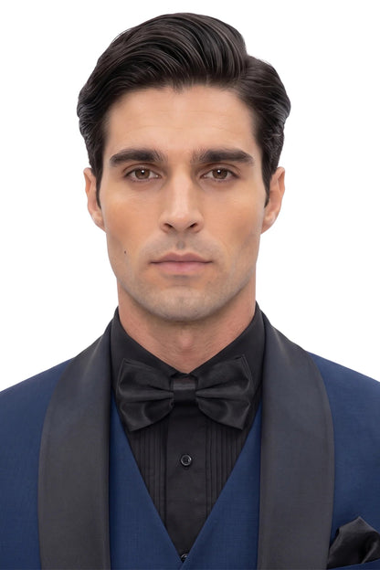 XAYWEAR Conall Three Piece Suit-Navy Blue