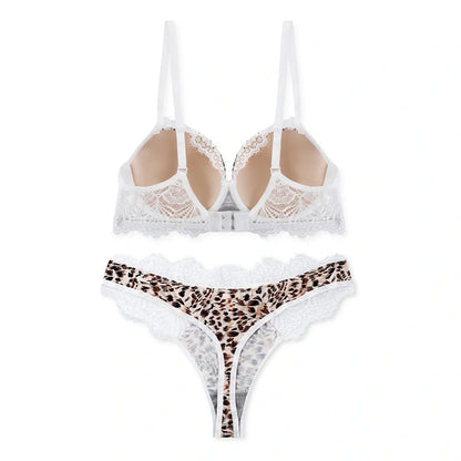 XAYWEAR Premium Bra Set - Lace Cheetah
