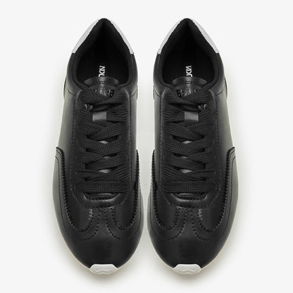 XAYWEAR Women's Low Profile Lace-Up Sneakers