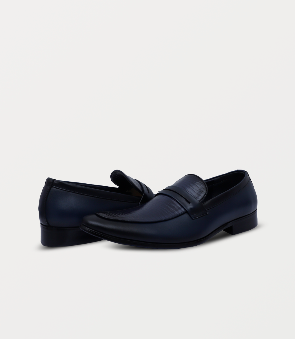 XAYWEAR Men's Slip On-NAVY Formal Shoes