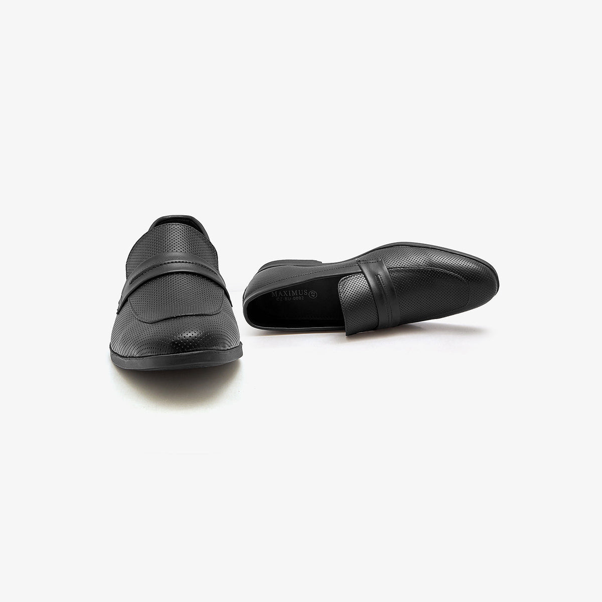 XAYWEAR Men's Black Elite Formals Shoes