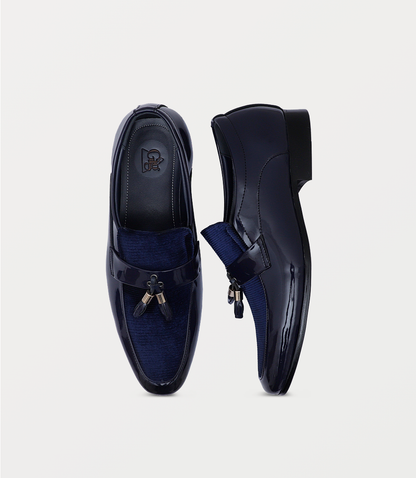 XAYWEAR Men's Luxury Formal Slip On-BLUE