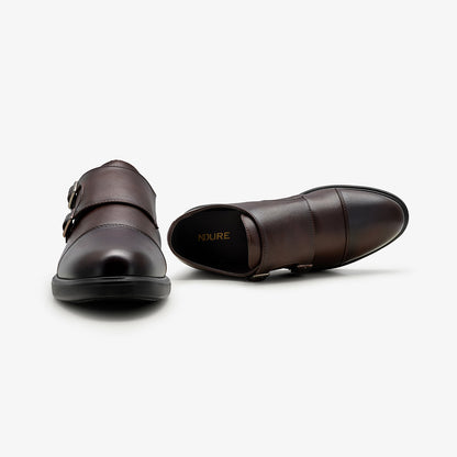 XAYWEAR Men's Double Monk Strap Shoes