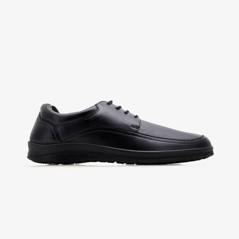XAYWEAR Men's Lace-Up Black Formal Shoes