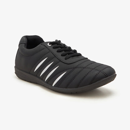 XAYWEAR Women's Stitched Detail Cushioned Sneaker
