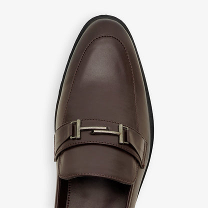 XAYWEAR men's Brown Formals Shoes - Slip On