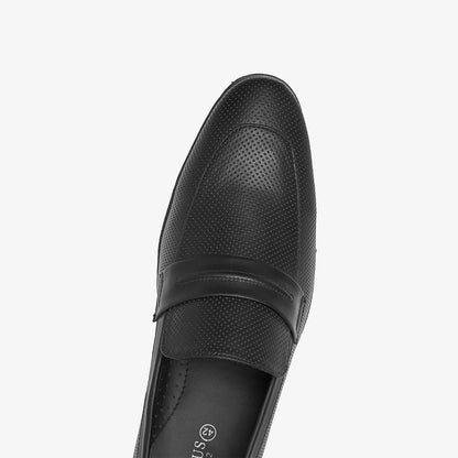 XAYWEAR Men's Black Elite Formals Shoes