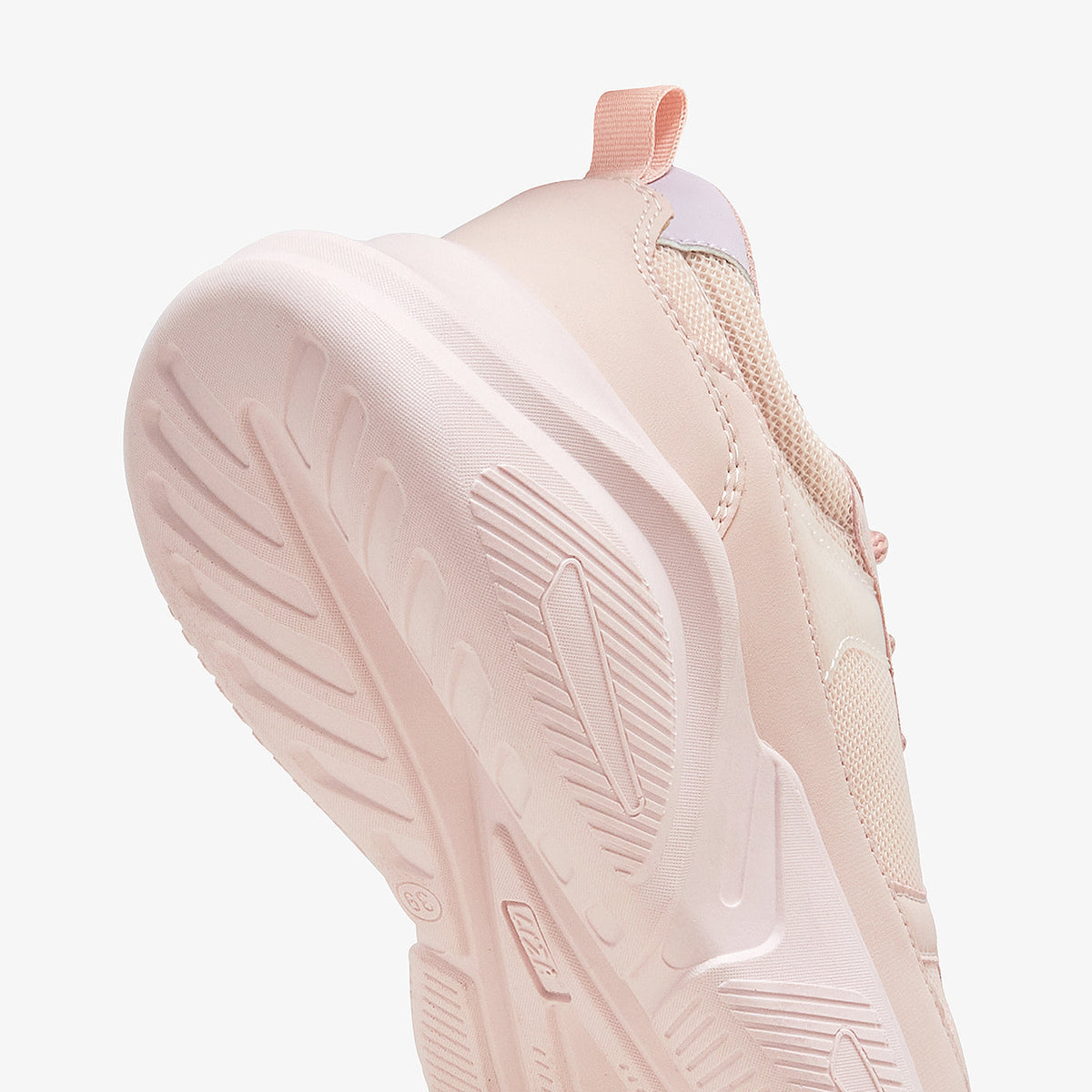 XAYWEAR Women's Baby Pink Casual Sneakers