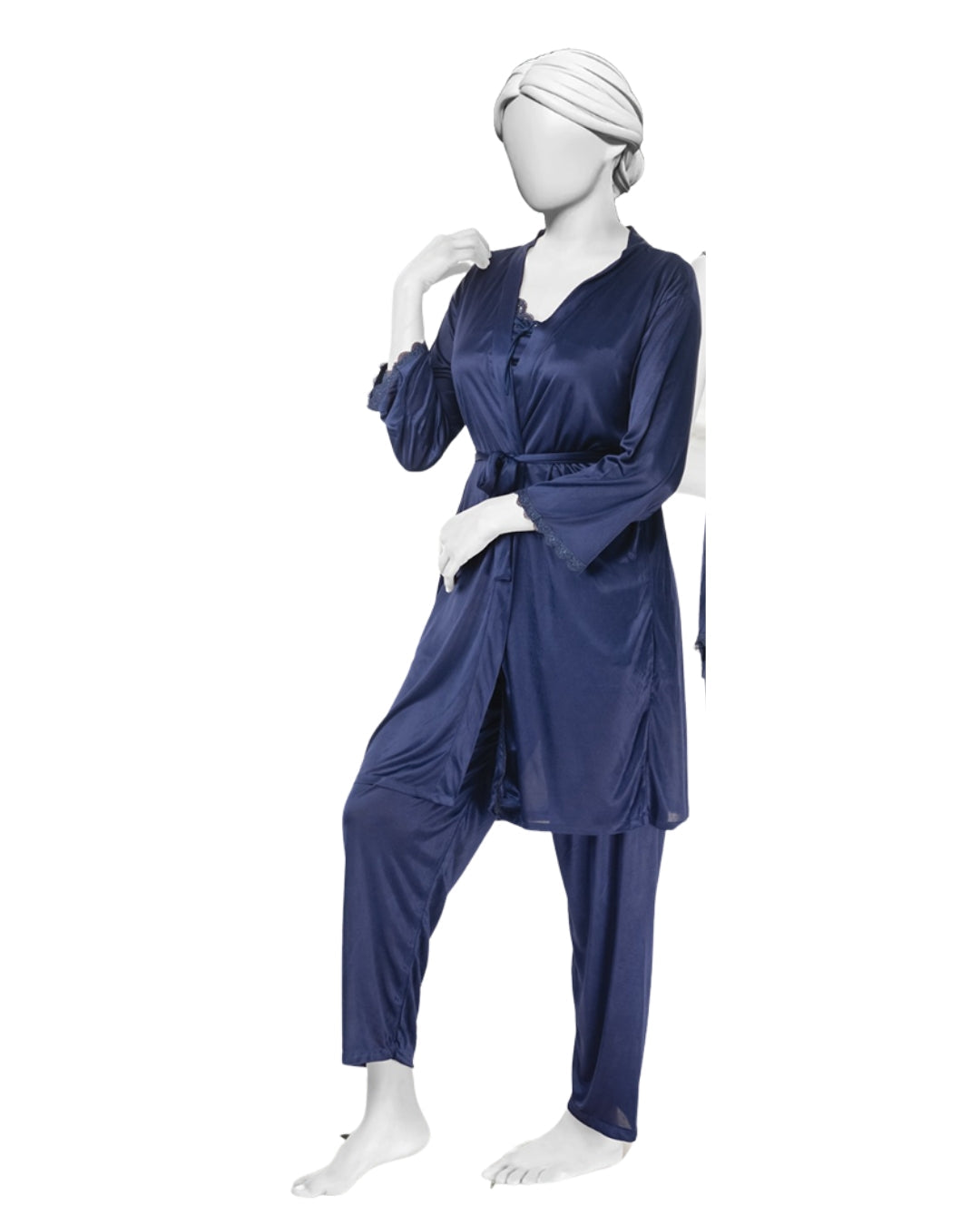 XAYWEAR Jersey Silk 2pcs Gown Set