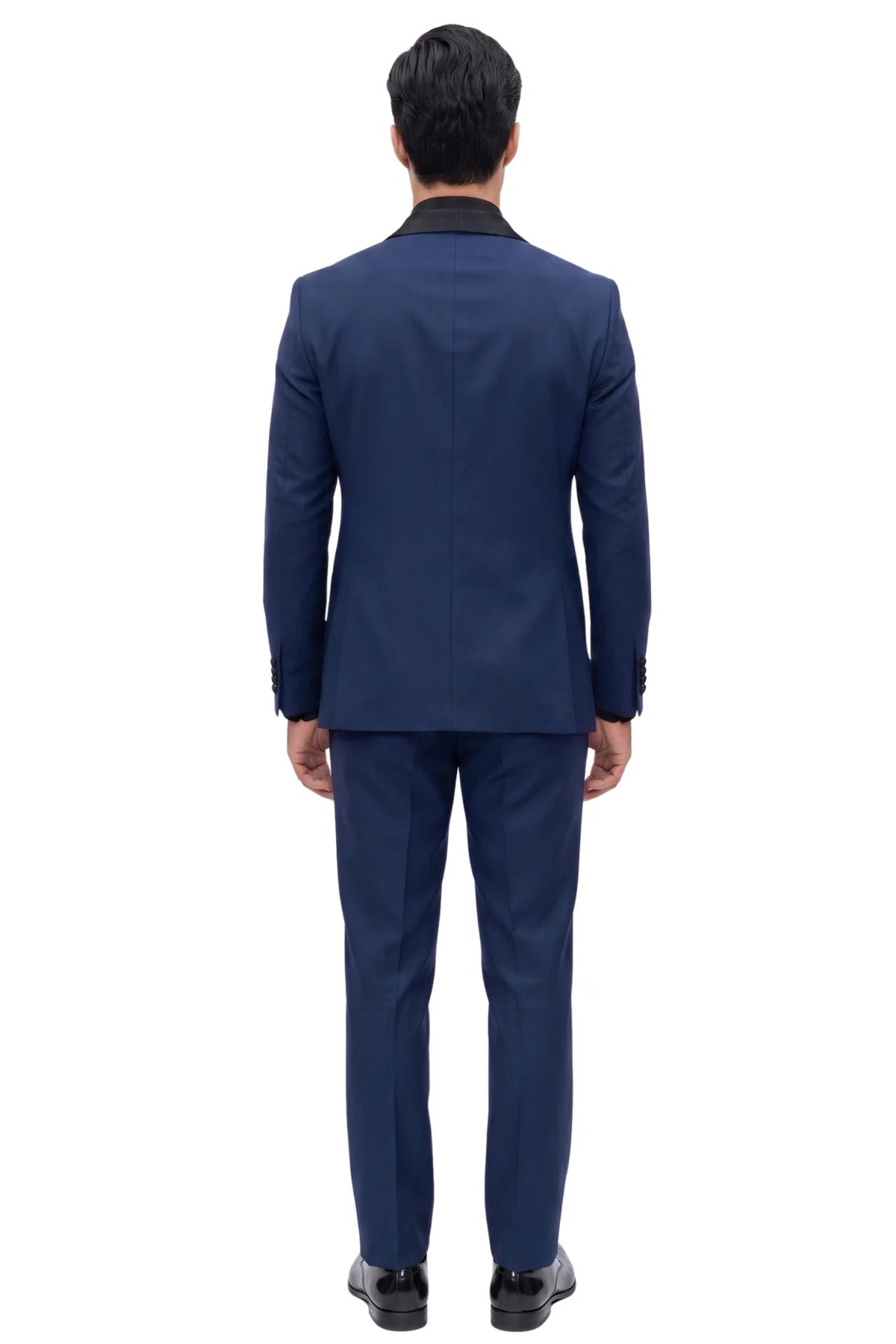 XAYWEAR Conall Three Piece Suit-Navy Blue