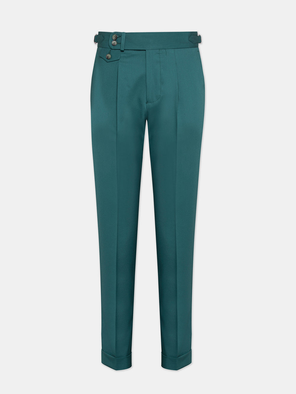 XAYWEAR Green Double Breasted Suit 2-Piece