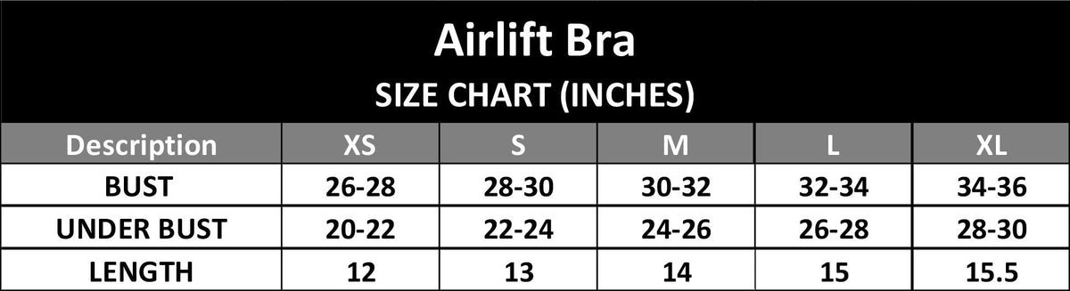 XAYWEAR Airlift Sports Bra - Grey