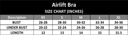XAYWEAR Airlift Sports Bra - Grey