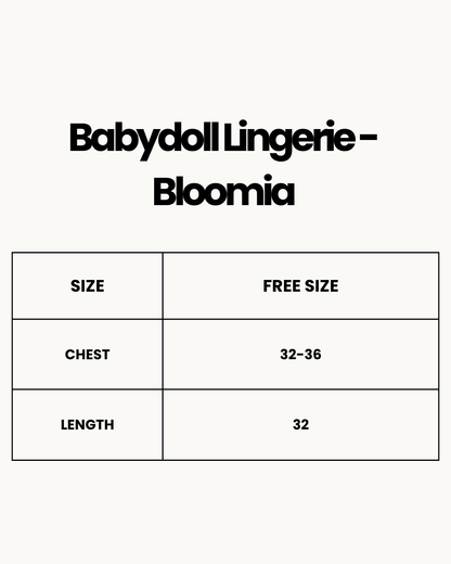 XAYWEAR Babydoll Lingerie - Bloomia