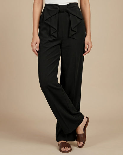 XAYWEAR Women's High-Waisted Wide-Leg Utility Trousers