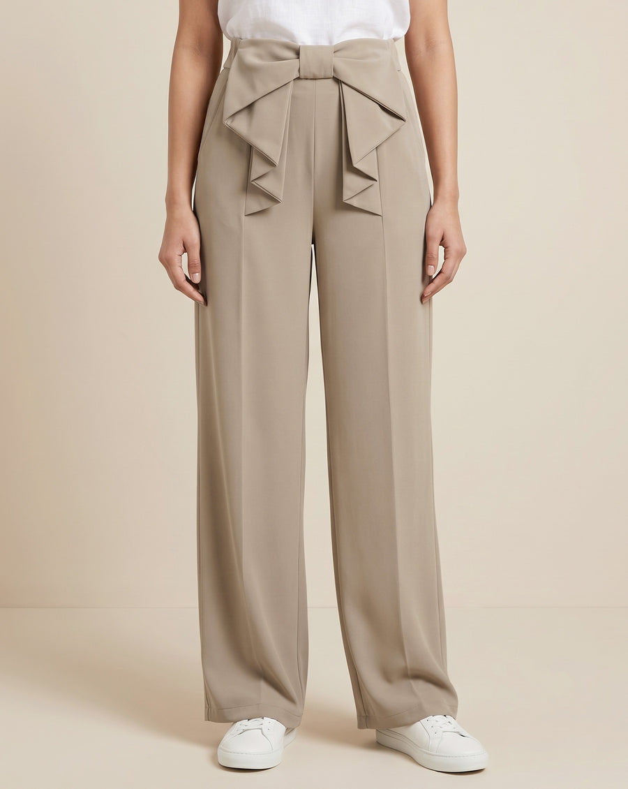 XAYWEAR Women's High-Waisted Wide-Leg Utility Trousers