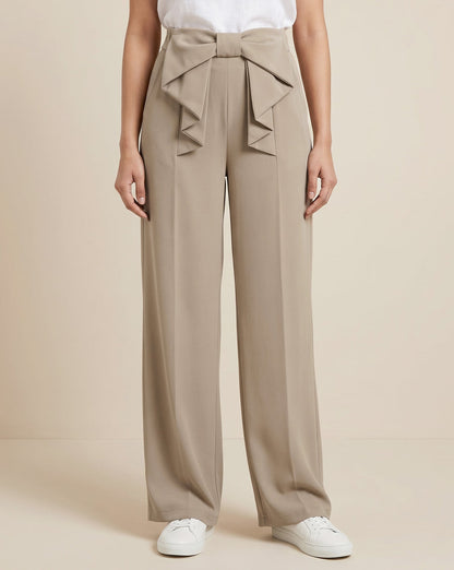 XAYWEAR Women's High-Waisted Wide-Leg Utility Trousers