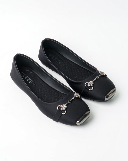 XAYWEAR Women's Flats -Elexia Black