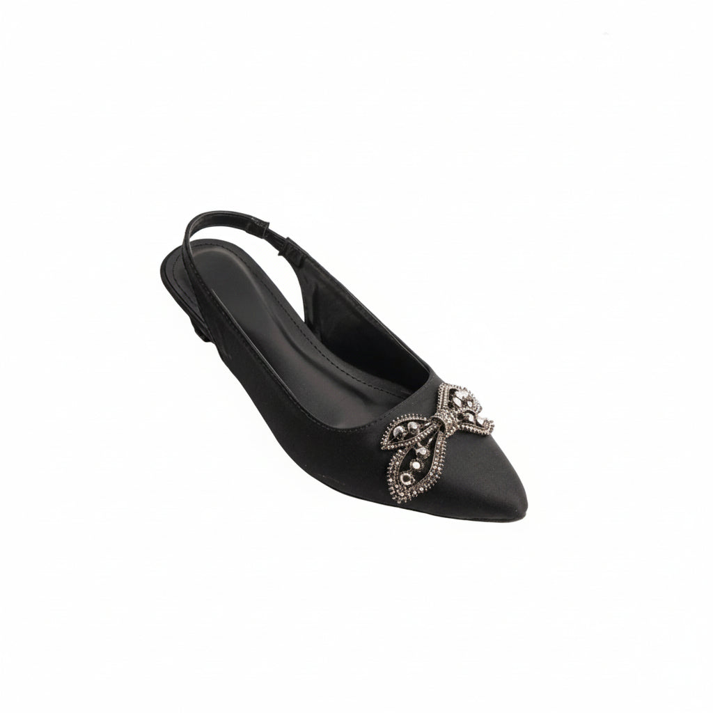 XAYWEAR Heels For Women - Black Bowie