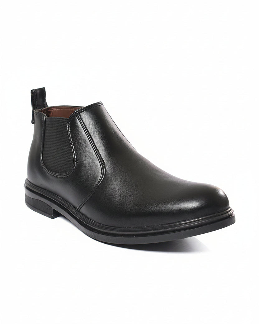 XAYWEAR Classic Chelsea Black Boots