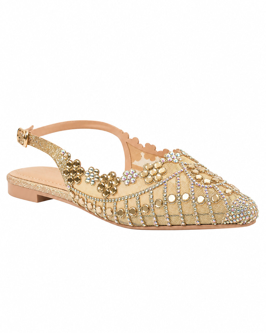 XAYWEAR Women's Casual Back Open Flats
