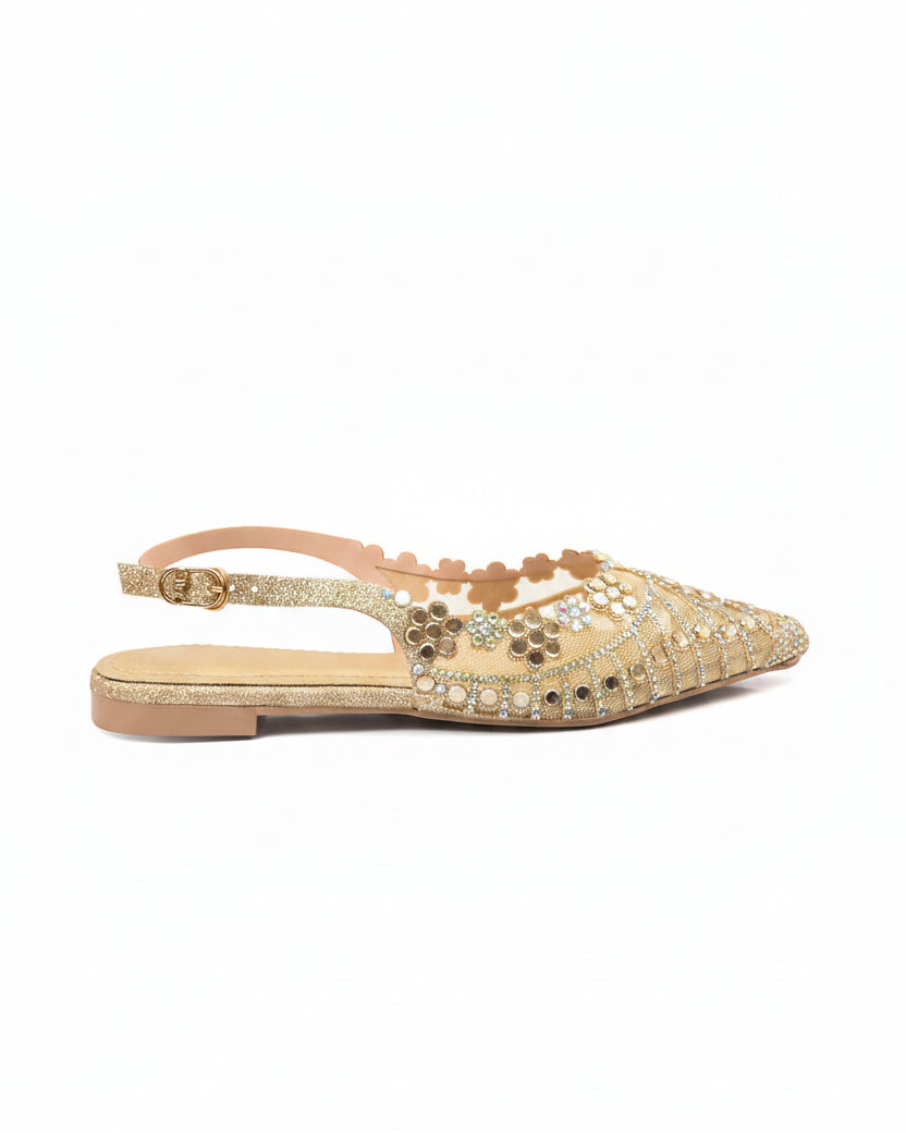 XAYWEAR Women's Casual Back Open Flats