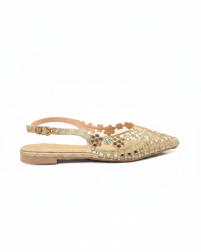 XAYWEAR Women's Casual Back Open Flats
