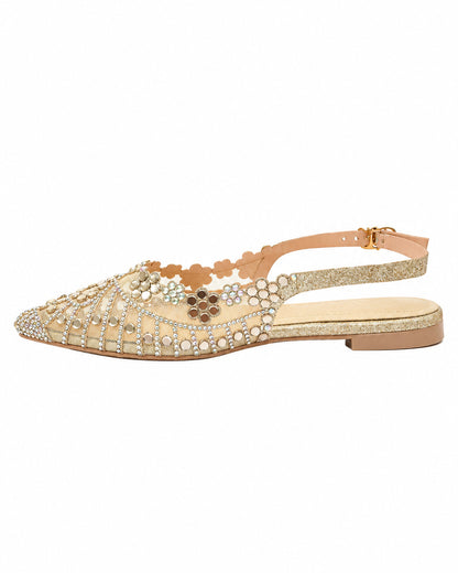 XAYWEAR Women's Casual Back Open Flats