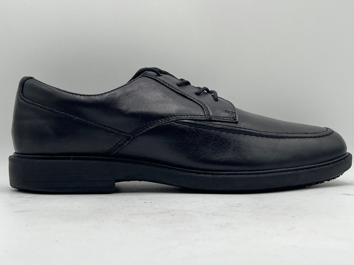 Dockers Black leather Moc-toe lace-up Dress Shoes